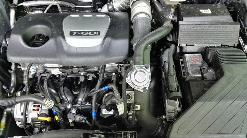 Silnik T-GDI Hyundai po zamontowaniu najnowszej instalacji LPG w fazie ciekłej i skorzystaniu z usługi LPG Performance osiągi lepsze na gazie niż na benzynie o 16 KM i 30 Nm
