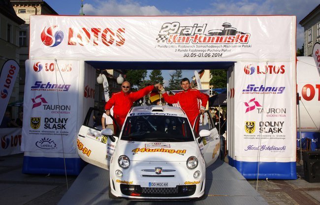 Załoga 44tuning Rally Team R.Halicki/T.Tkacz na podium 29 Rajdu Karkonoskiego