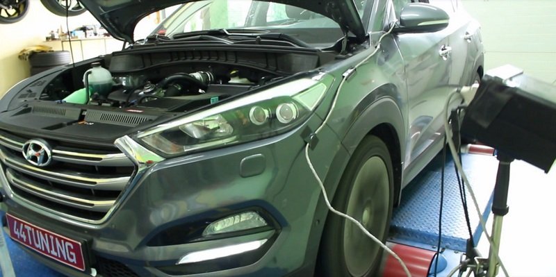 Nowy Hyundai 1.6 T-GDI podczas pomiarów w zakresie usługi LPG Performance