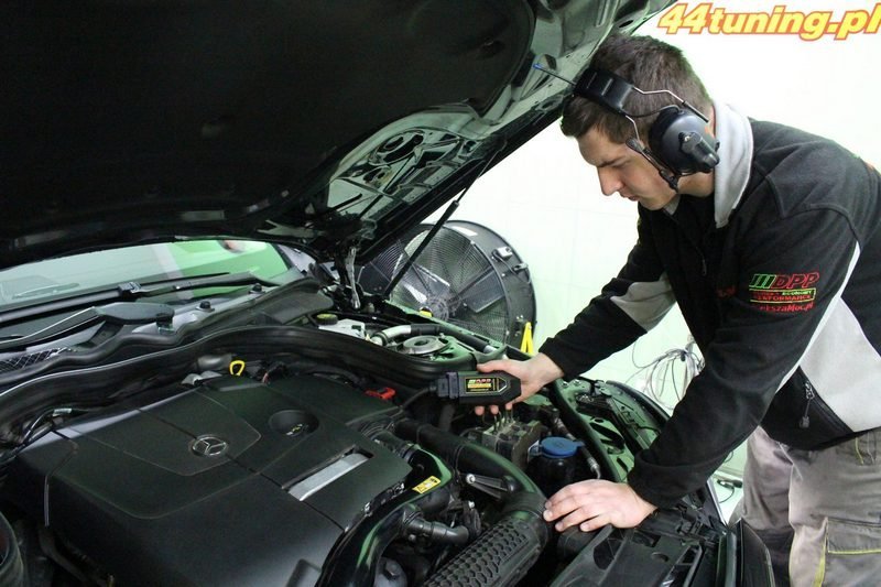Tuning nowego samochodu marki Mercedes przez sterownik DPP Performance