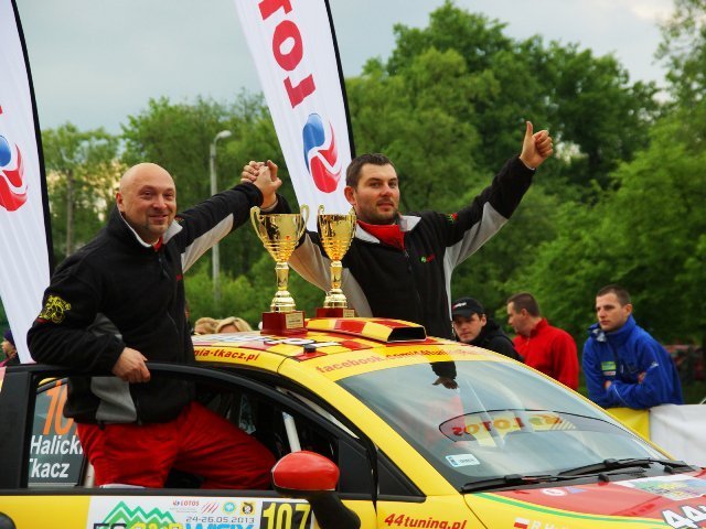 Rajd Wisły 2013 - 44tuning Rally Team - Abarth 500 R3T 3 miejsce w klasyfikacji Generalnej